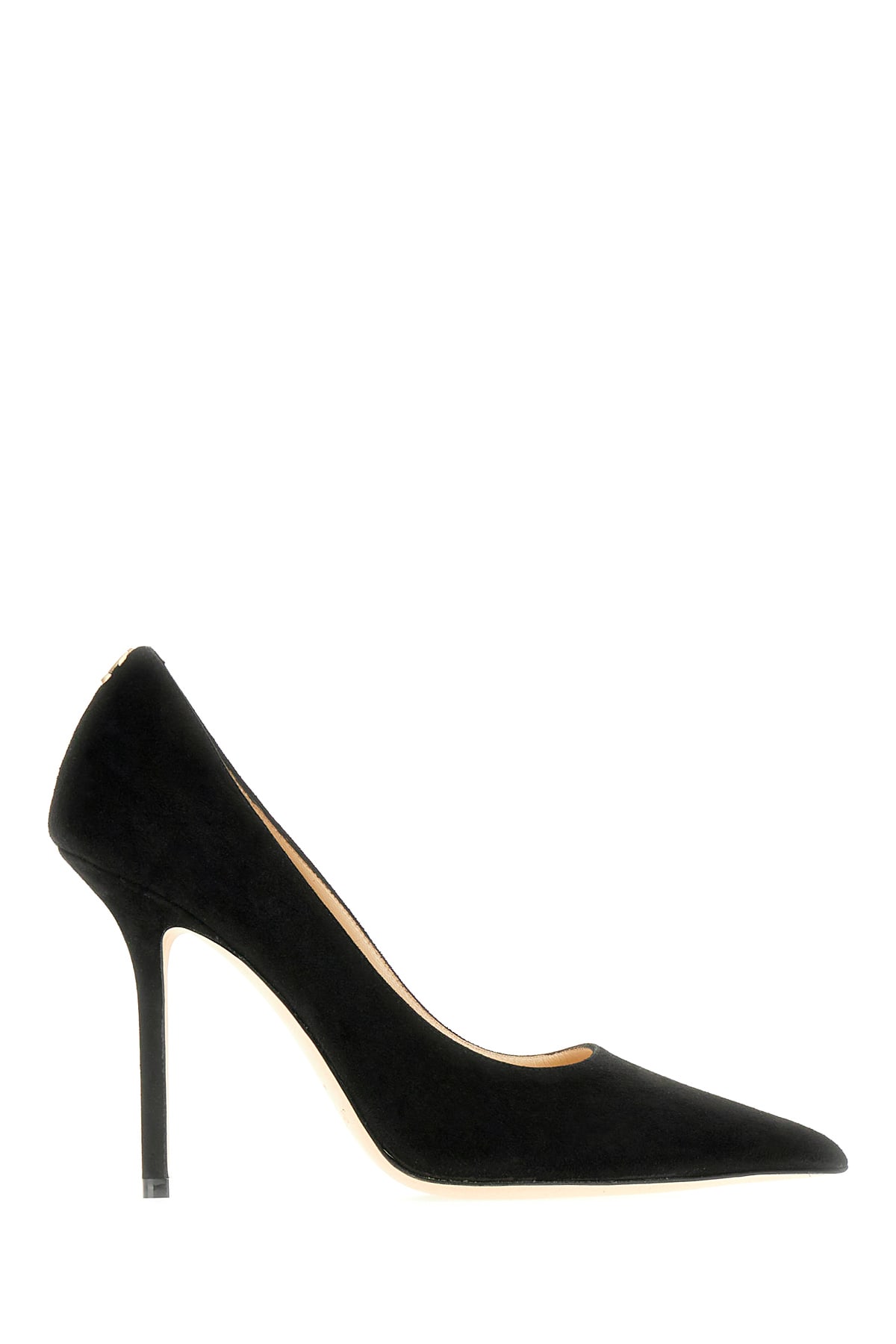 JIMMY CHOO BLACK SUEDE LOVE PUMPS 