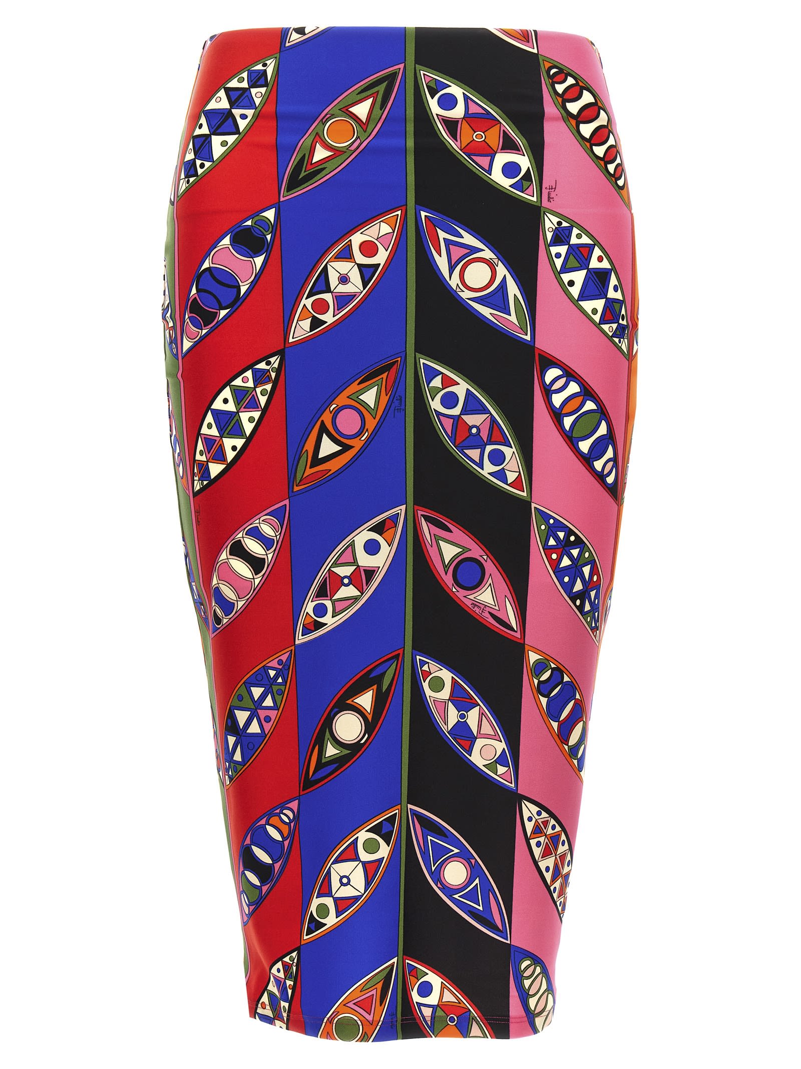 Pucci Girandole Print Skirt In Multicolor