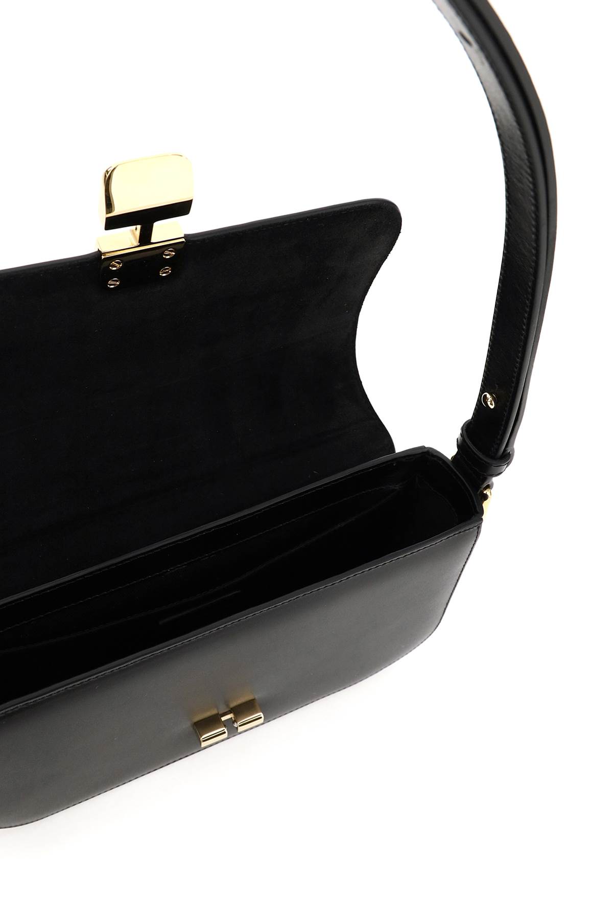 Shop Apc Grace Baguette Bag In Black