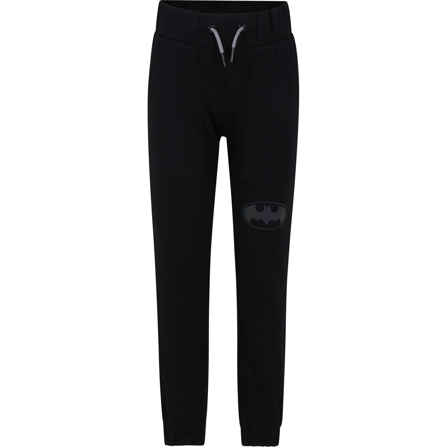 Dkny Kids' Black Trousers For Boy With Logo