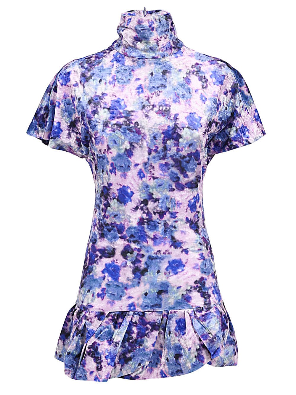 Isabel Marant Gimel Flower Print Top In Blue