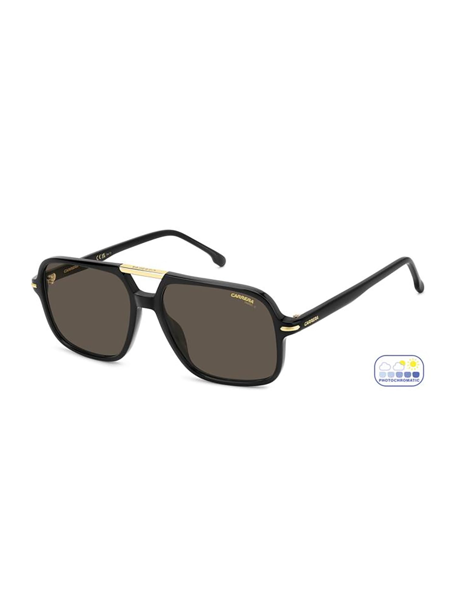 Carrera Black Men Sunglasses In C/uk Black Yellow