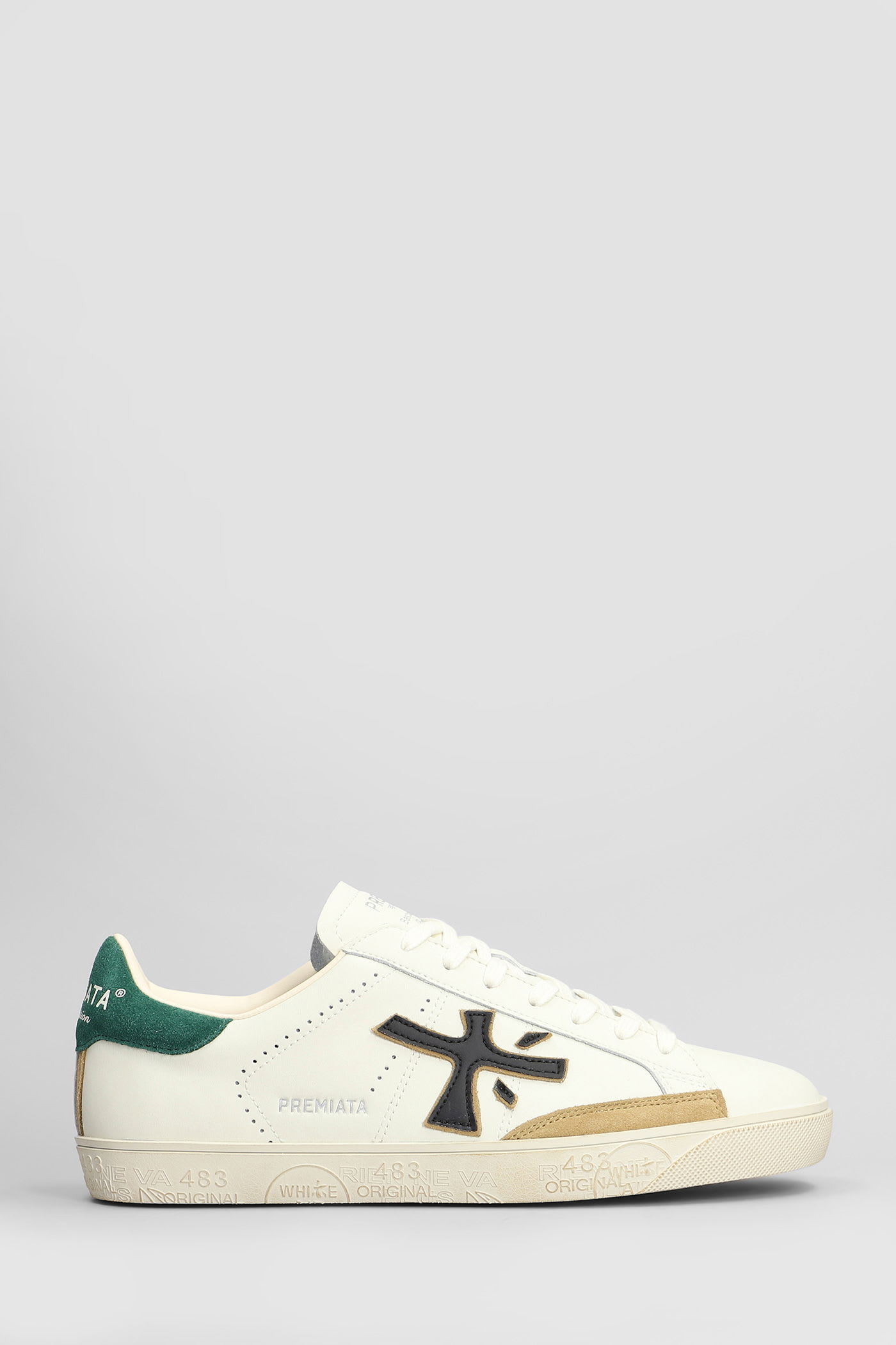 Steven Sneakers In White Leather
