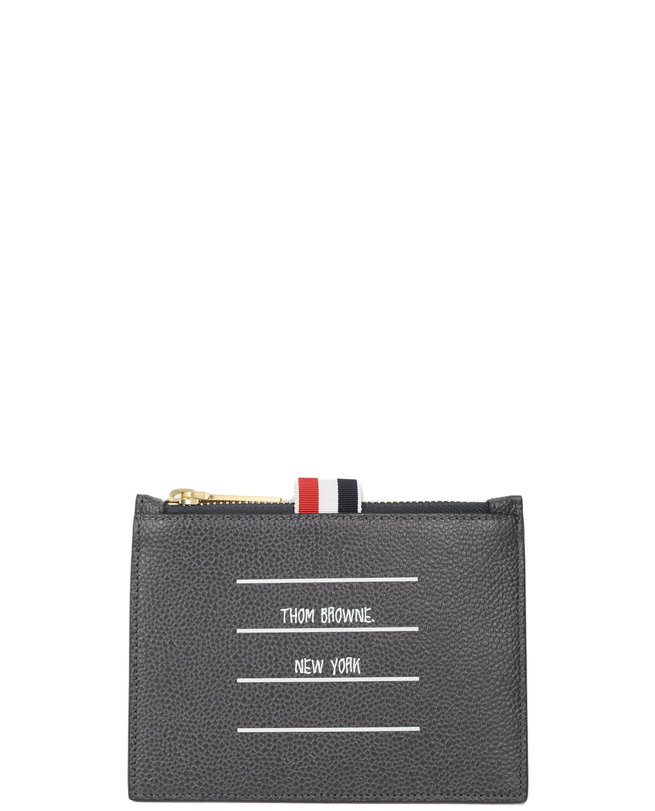 Thom Browne Grey Coin Pouch