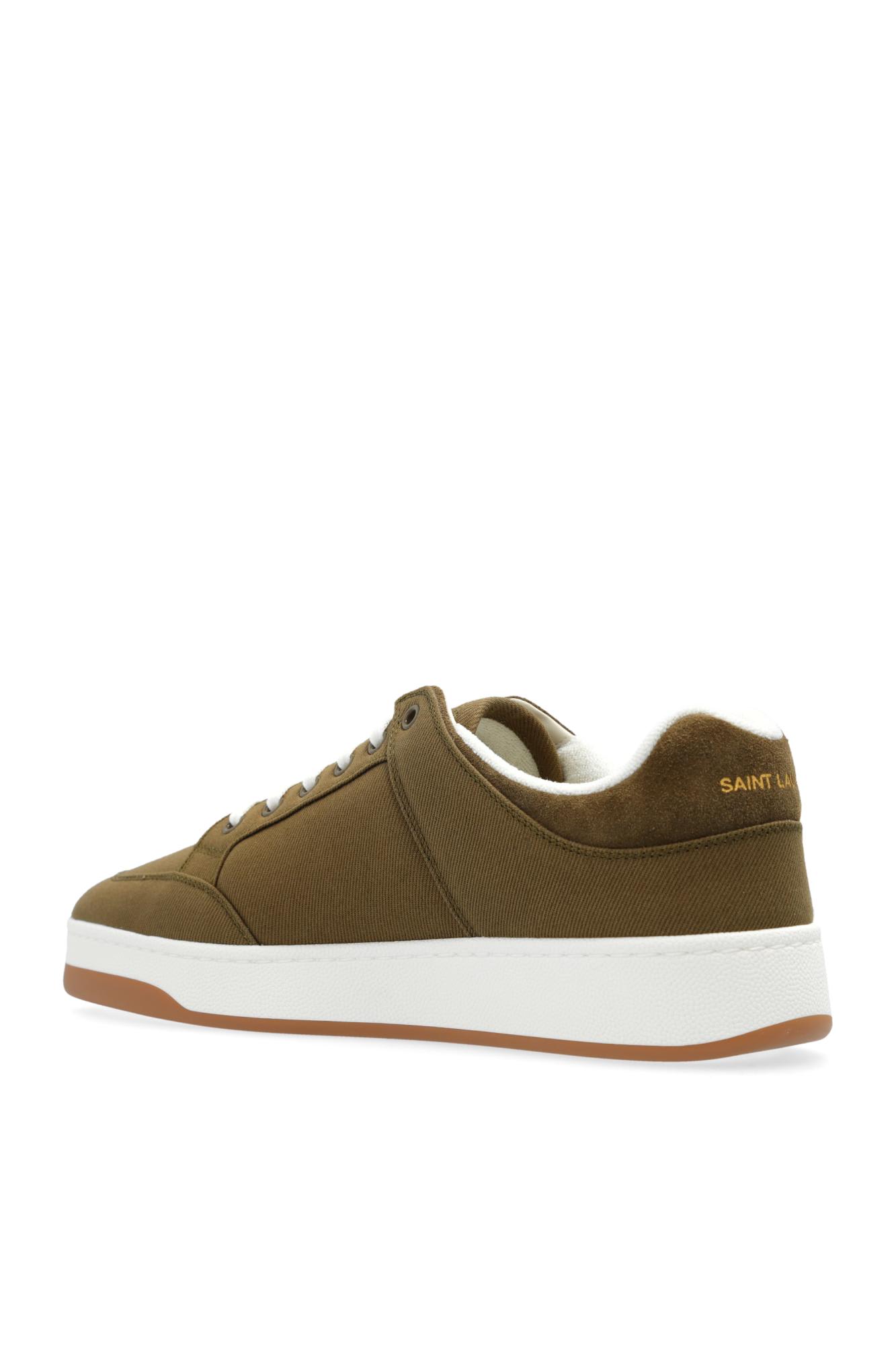 Shop Saint Laurent Sl/61 Lace-up Sneakers