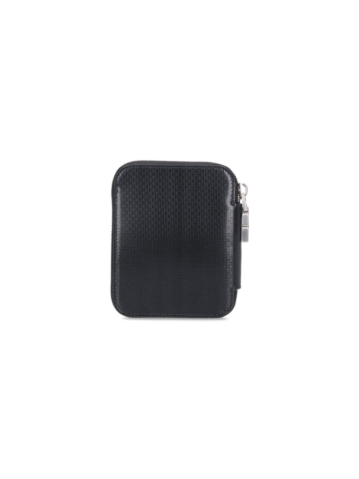 Givenchy Slim Textured Compact Wallets In Black