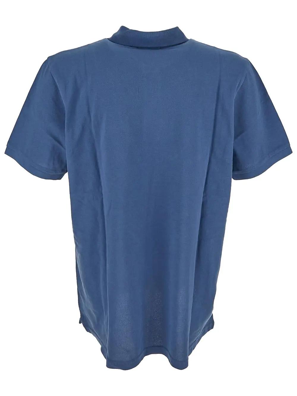 Shop Carhartt Cotton Polo In Azzurro