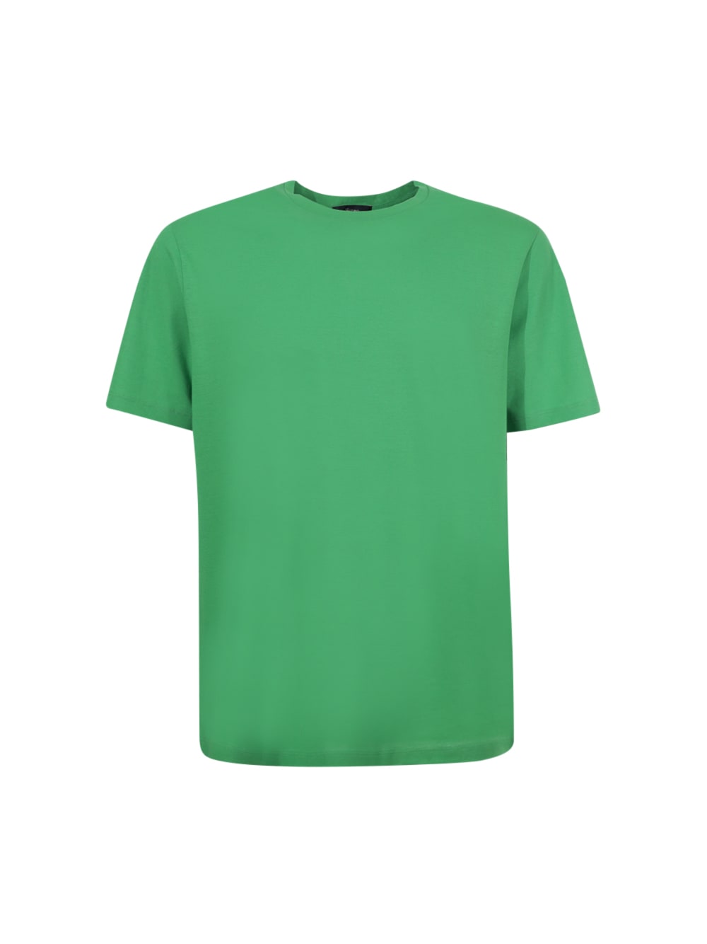 Shop Herno Round Neck T-shirt In Verde