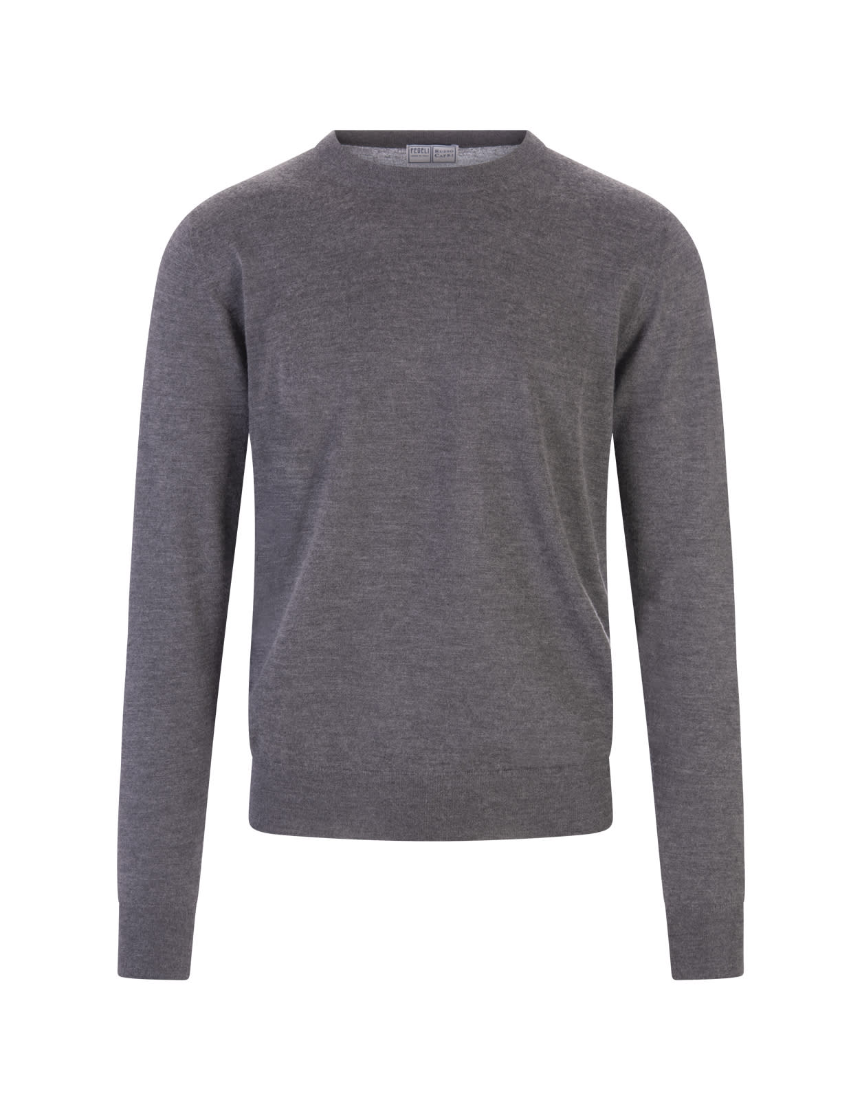 Grey Arg. Pullover In Cashmere And Silk