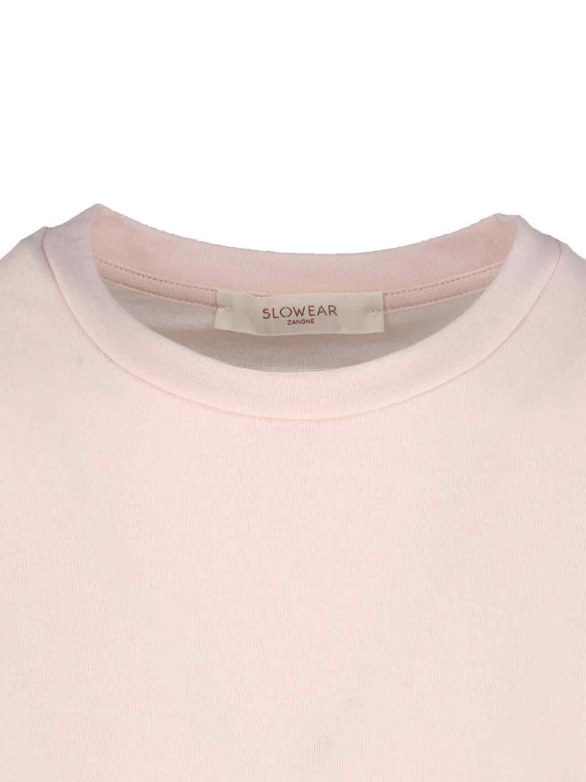 Incotex Classic T-shirt In Rosa