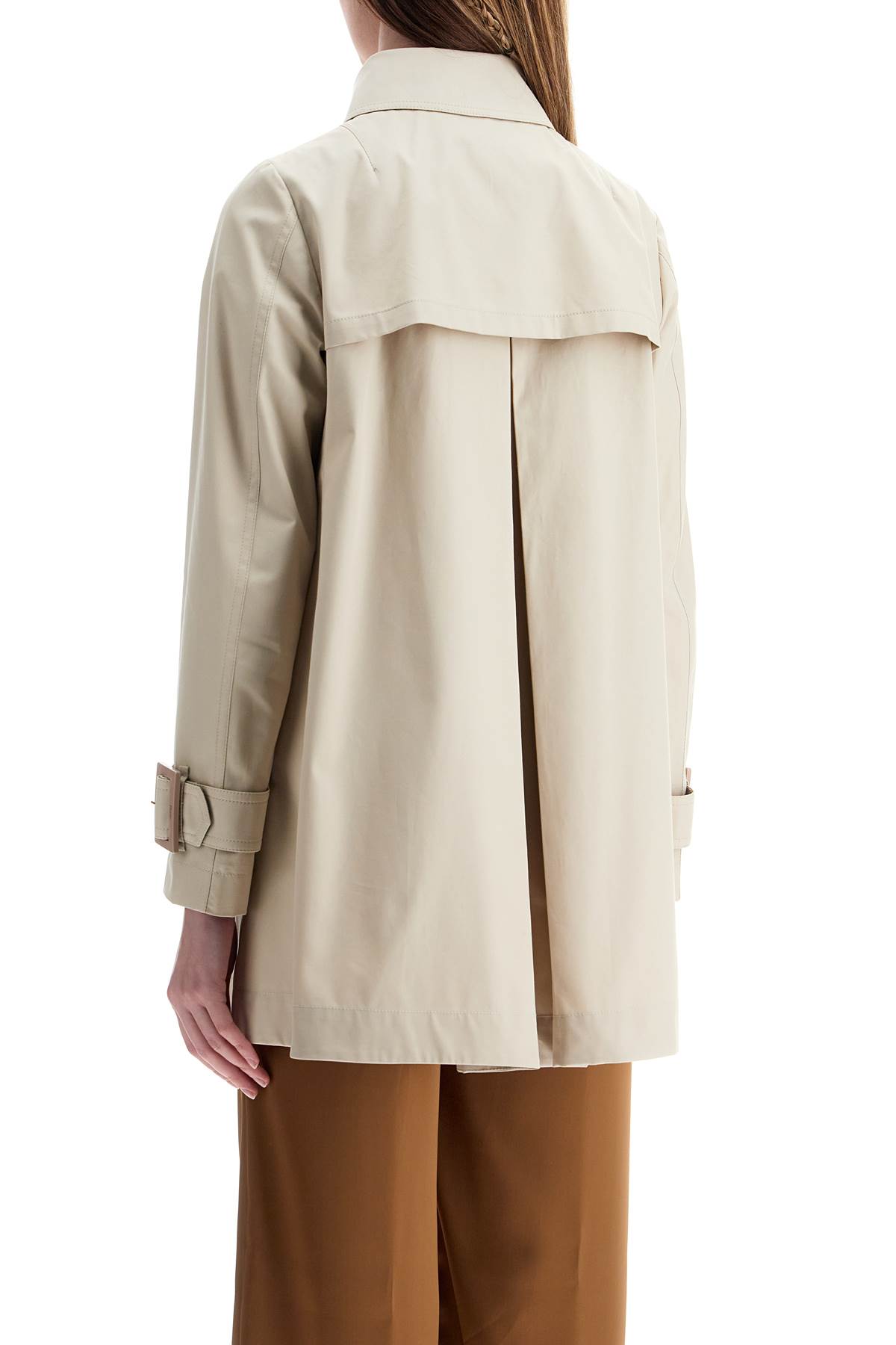 Shop Herno Trench In Chantilly (beige)
