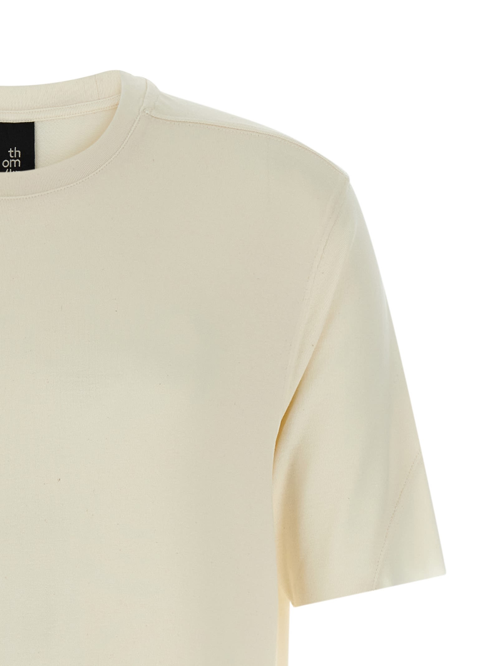 Thom Krom Crew-neck Short-sleeve T-shirt In White