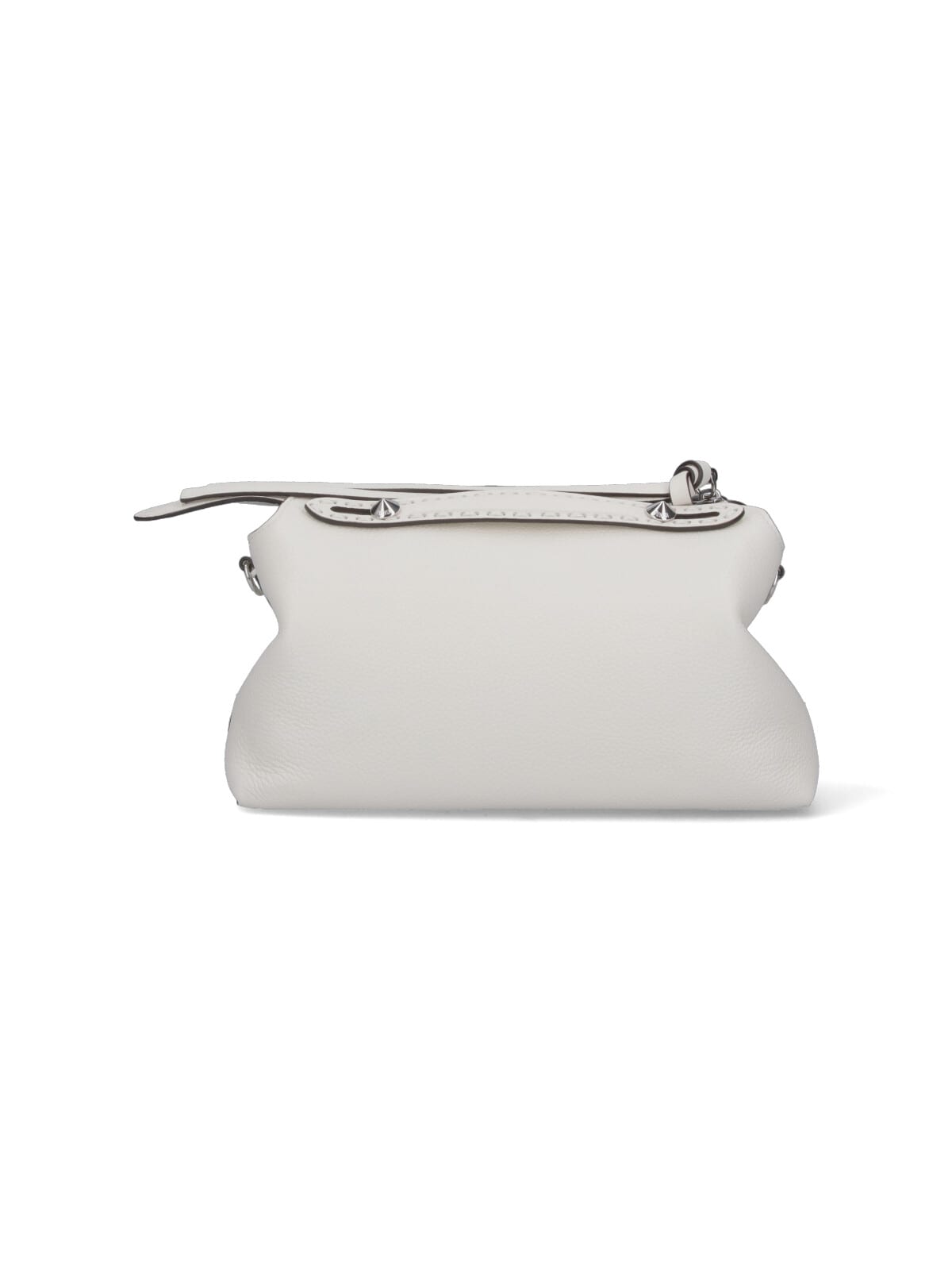 Fendi Medium Shoulder Bag By The Way Selleria In White