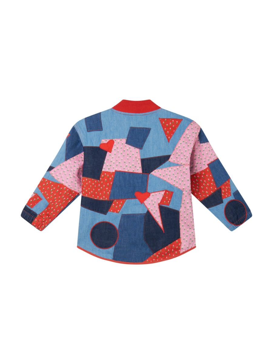 Shop Stella Mccartney Jacket Patch Colors In Multicolour