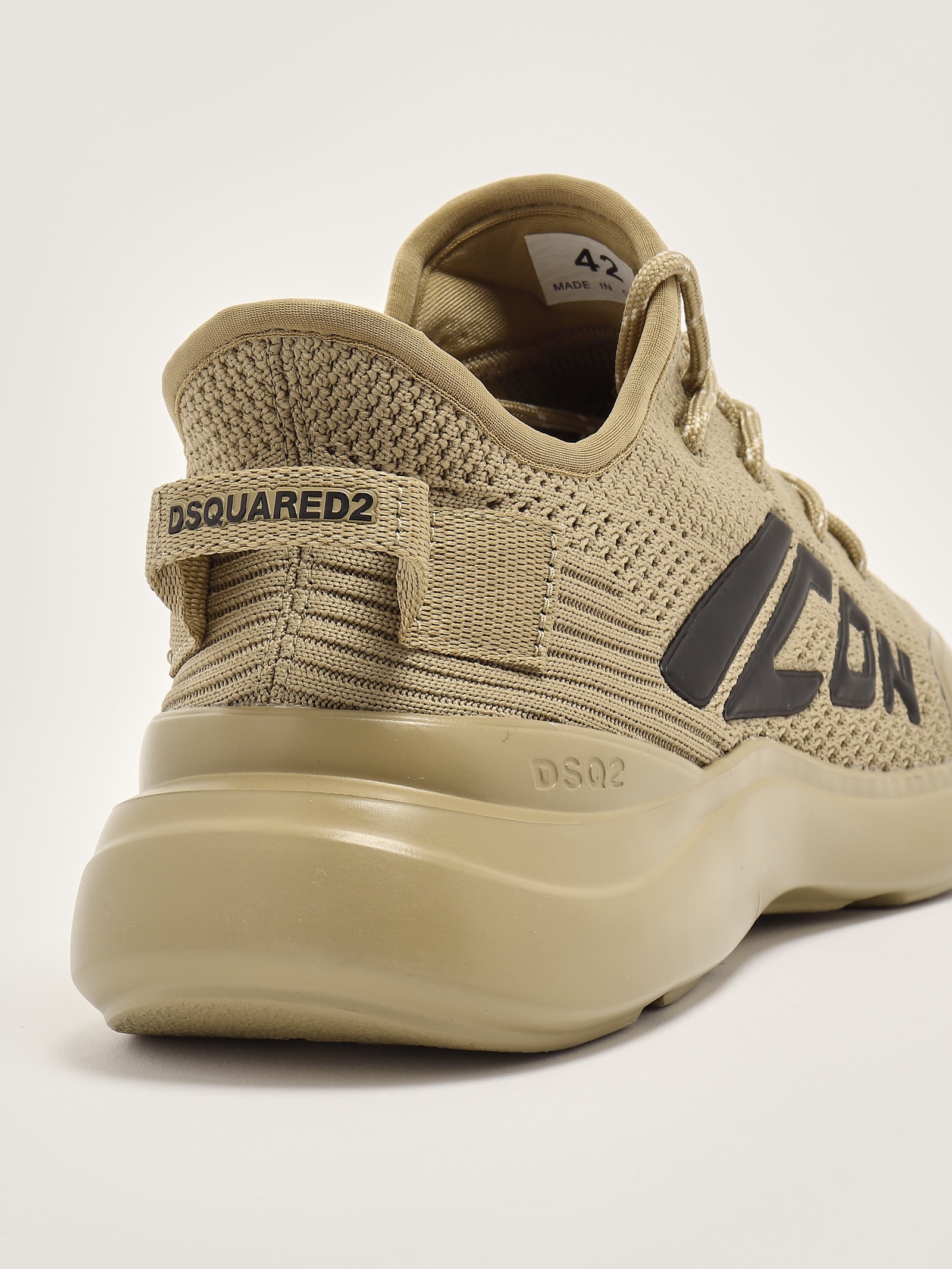 Dsquared2 Sneakers Sneaker In Kaki/noir