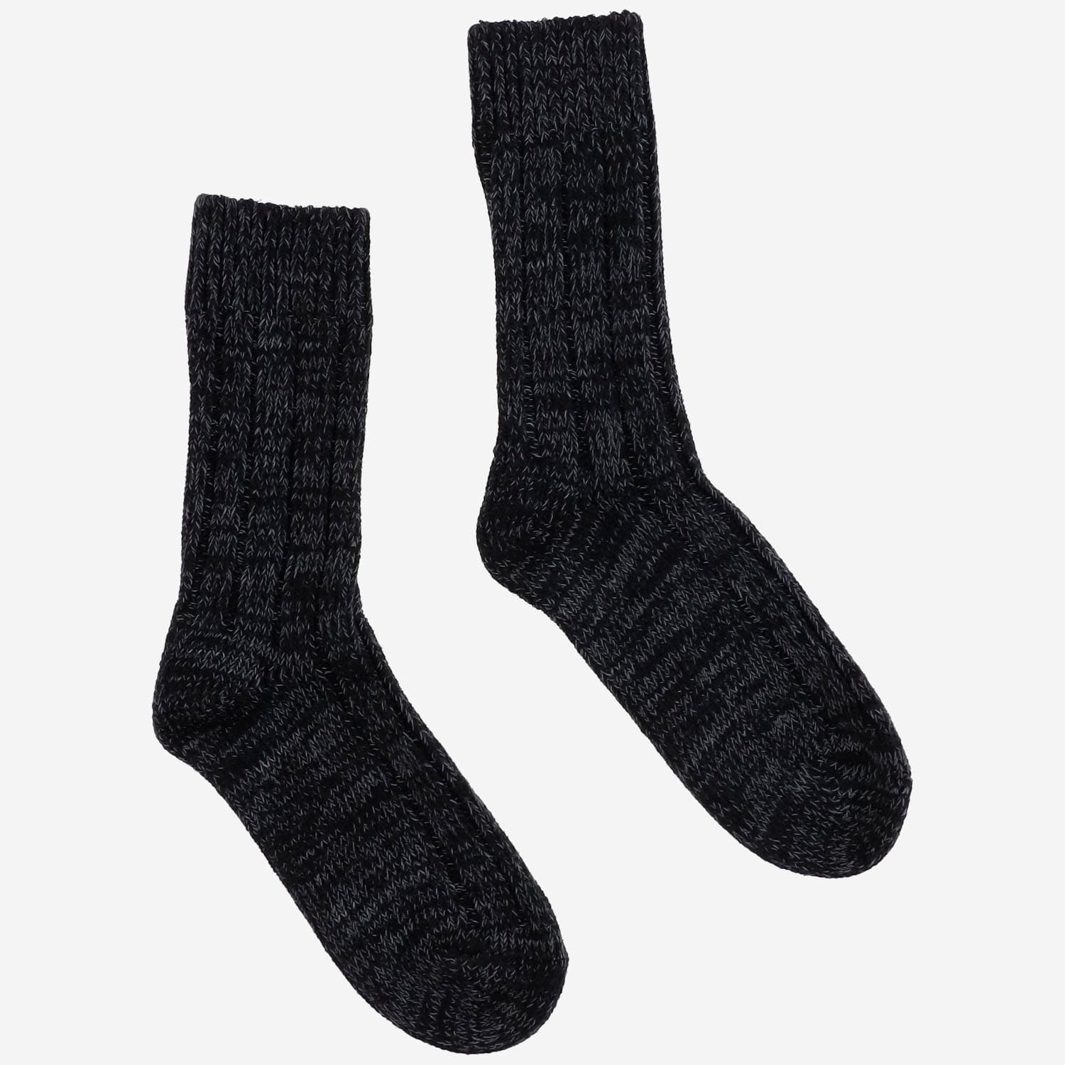 Birkenstock Stretch Cotton Blend Socks In Black