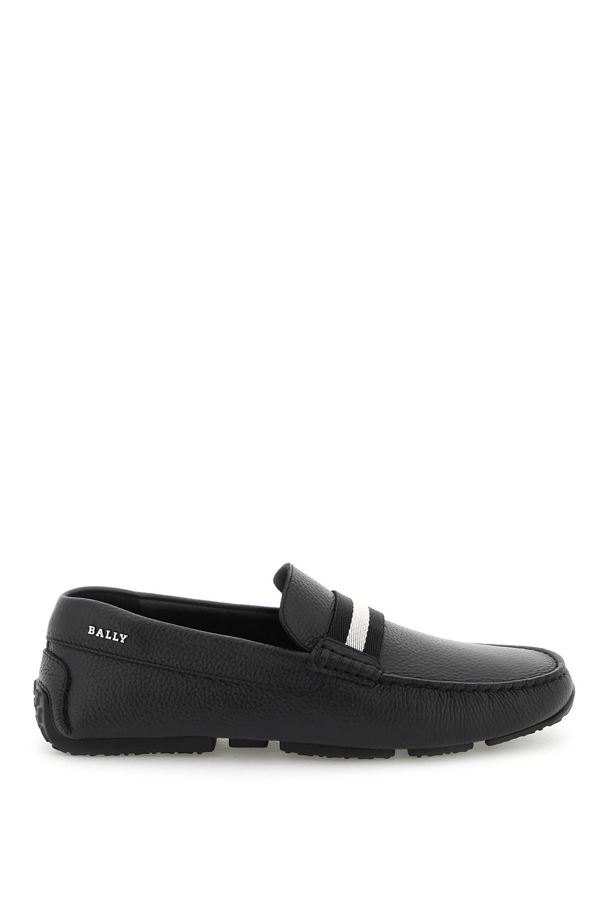 Shop Bally Pearce Loafers In Black (black)