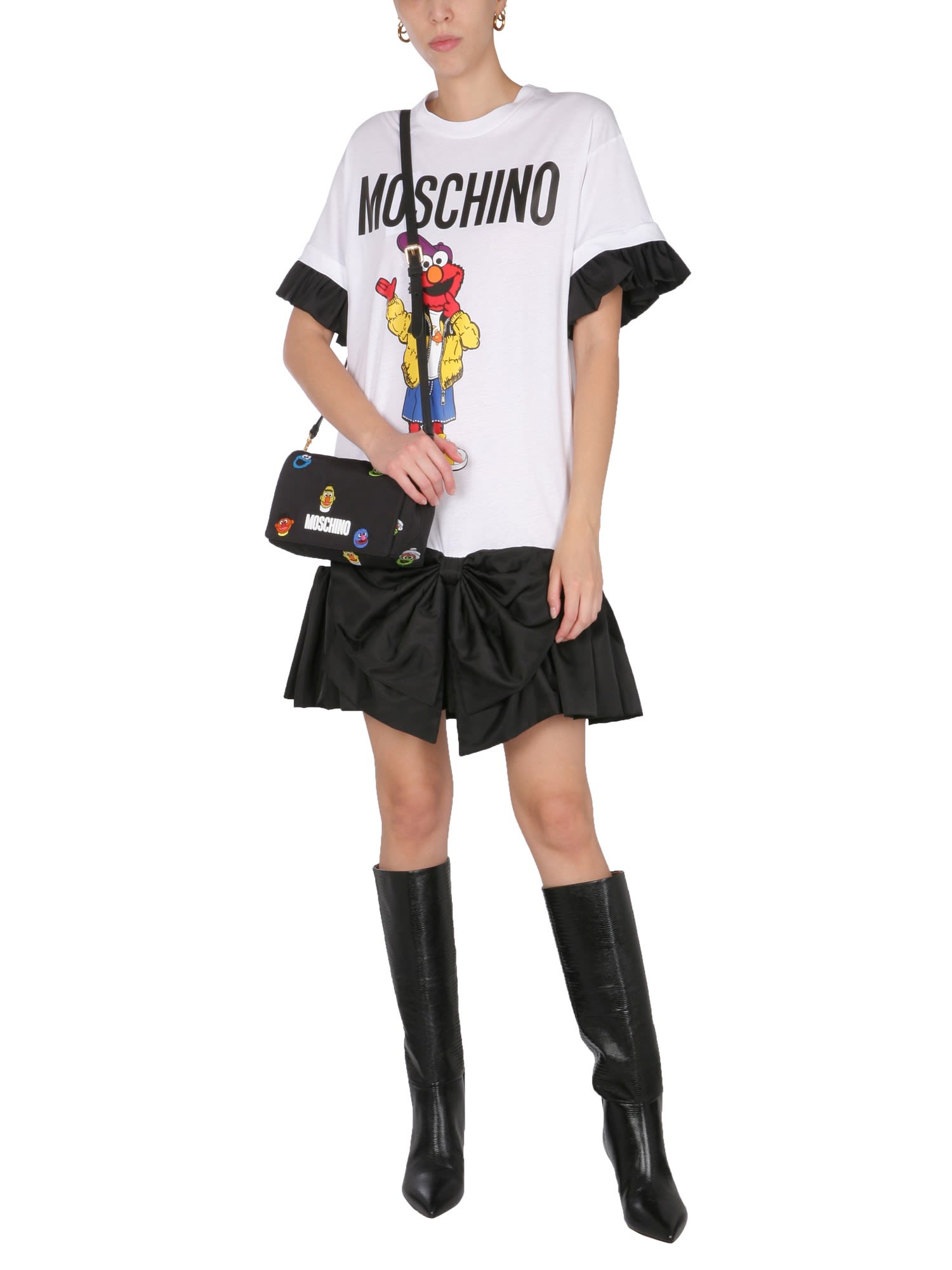 Photo of  Moschino Cotton Jersey Dress- shop Moschino Dresses online sales
