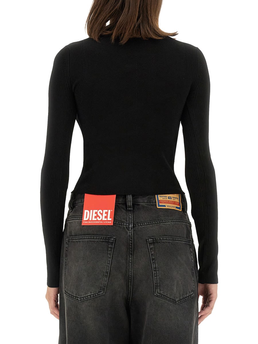 Shop Diesel M-valari Top In Black