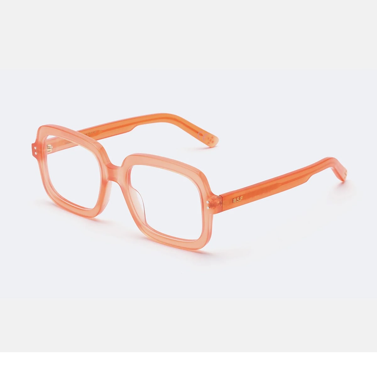 Shop Retrosuperfuture Numero 103 Rust Glasses In Arancione