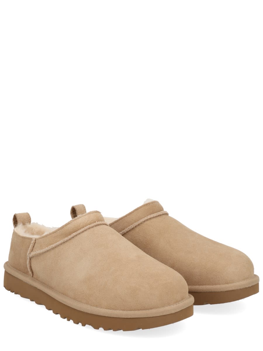 Ugg Mules " Classic Micro" In Nude