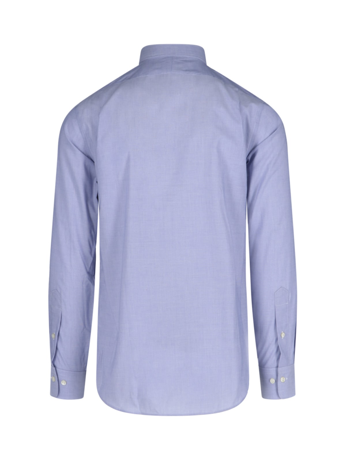 Shop Polo Ralph Lauren Classic Logo Shirt In Light Blue
