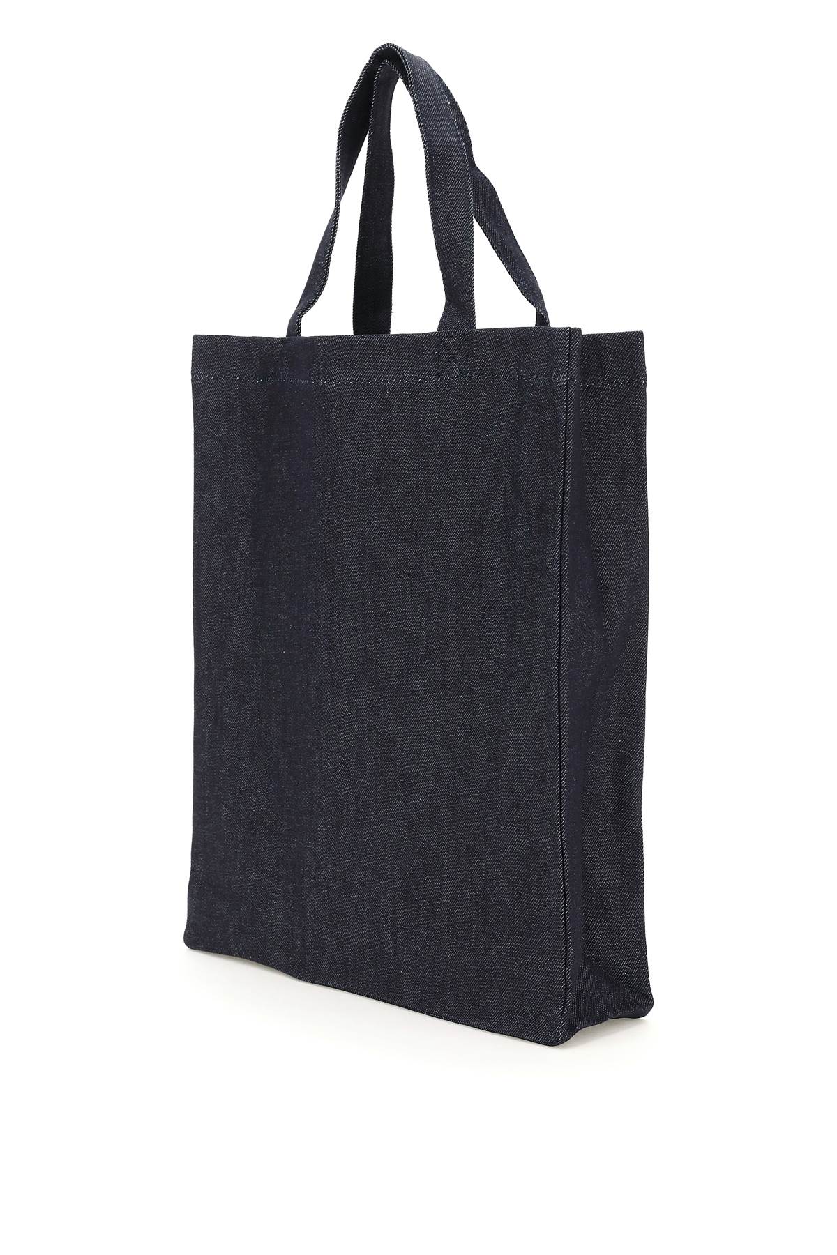 Apc A.p.c. Laure Denim Tote Bag In Indigo (blue)