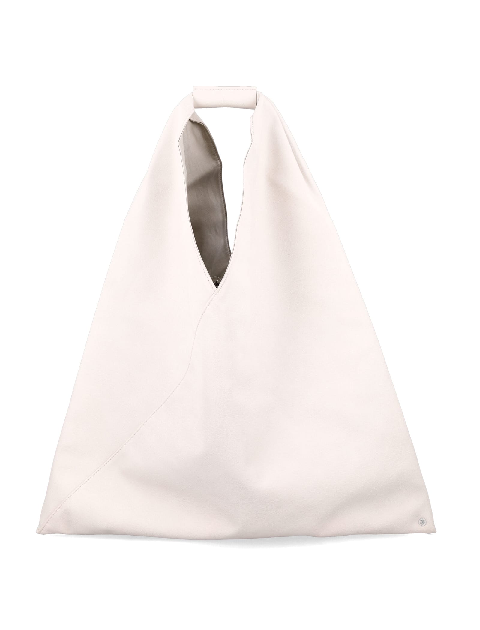 Mm6 Maison Margiela Japanese Classic Leather-effect Bag In White