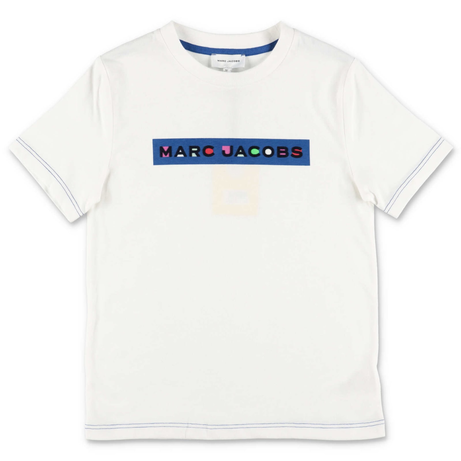 Marc Jacobs T-shirt Bianca In Jersey Di Cotone
