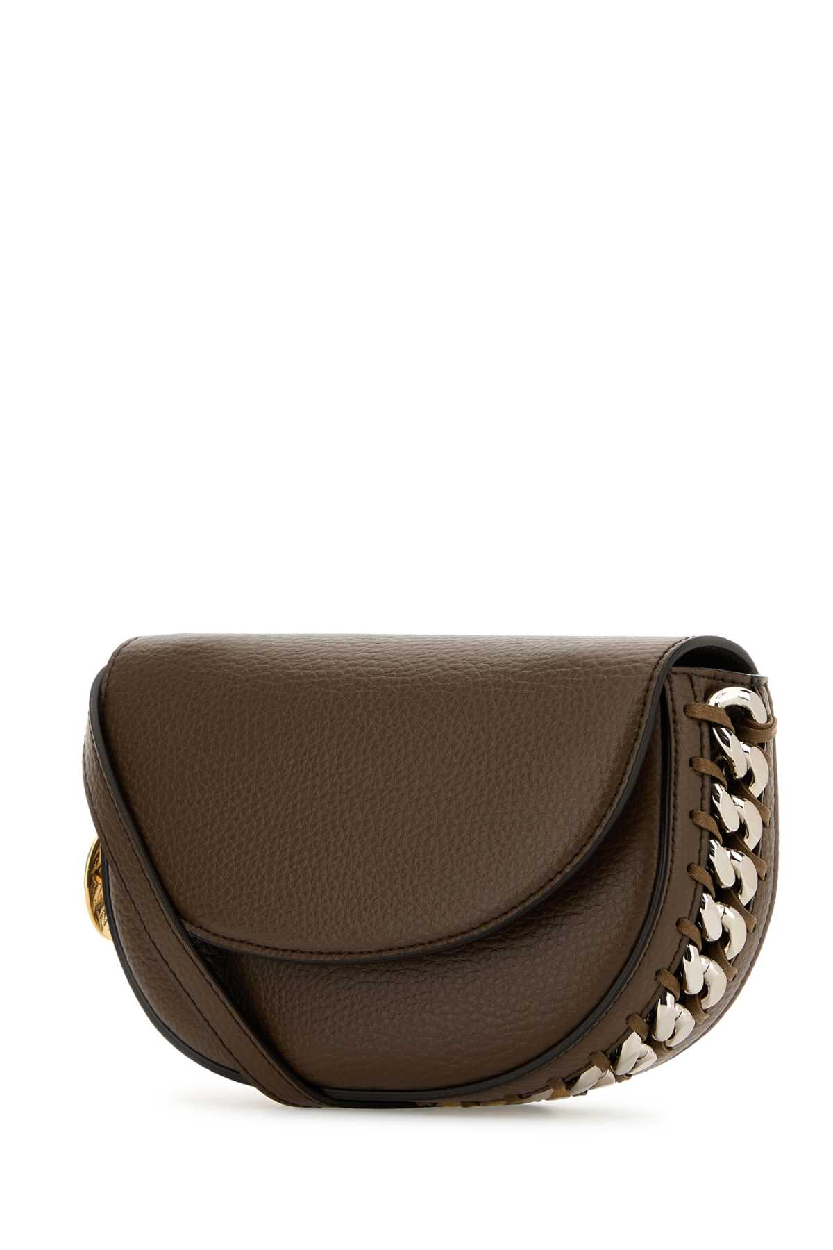 Shop Stella Mccartney Brown Alter Mat Shoulder Bag