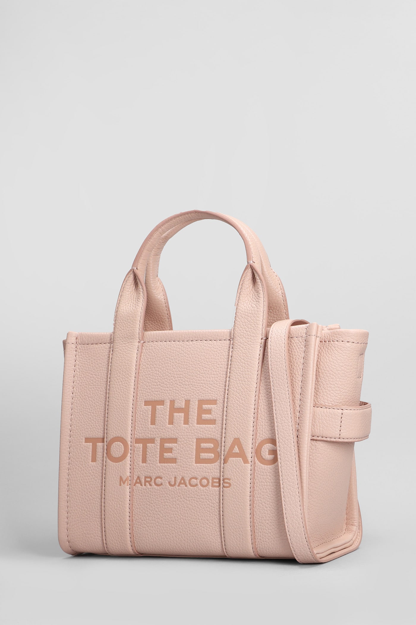 Shop Marc Jacobs The Small Tote Tote In Powder Leather