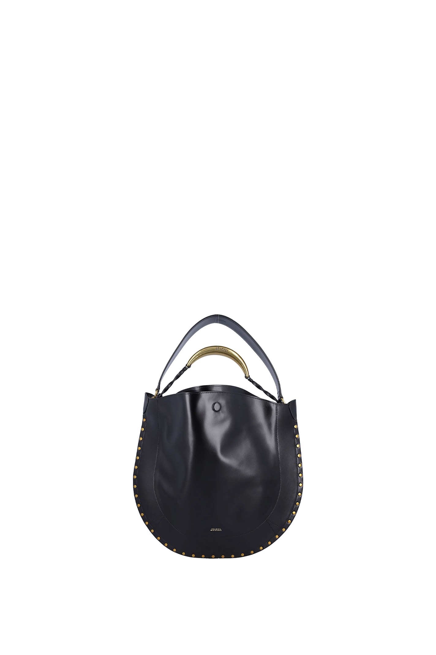 Shop Isabel Marant Oskan Shoulder Bag In Black