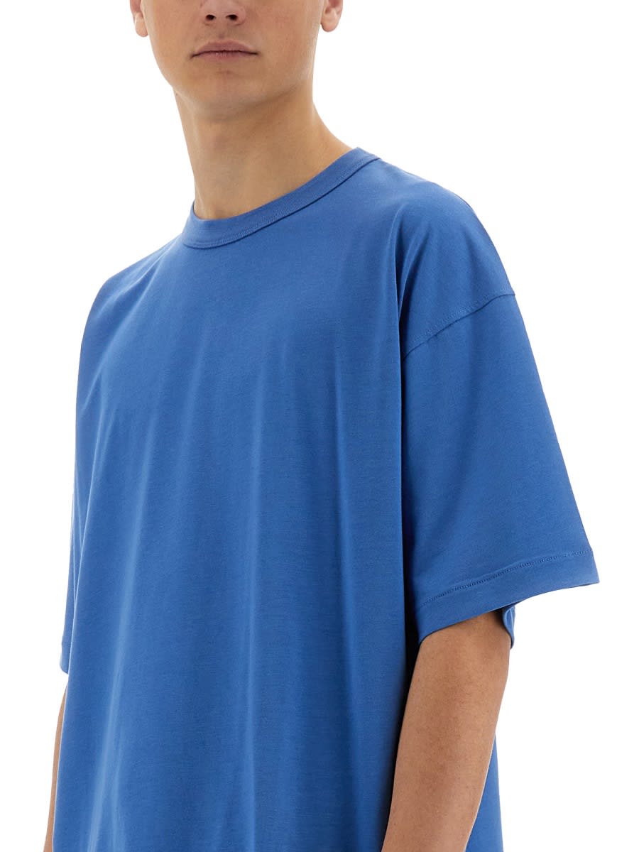Ymc You Must Create Ymc "triple" T-shirt In Azure