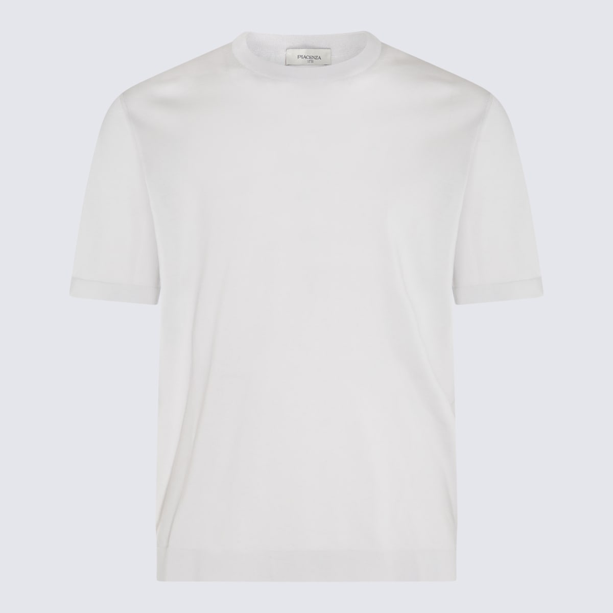 Shop Piacenza Cashmere Ice Cotton Polo Shirt In White