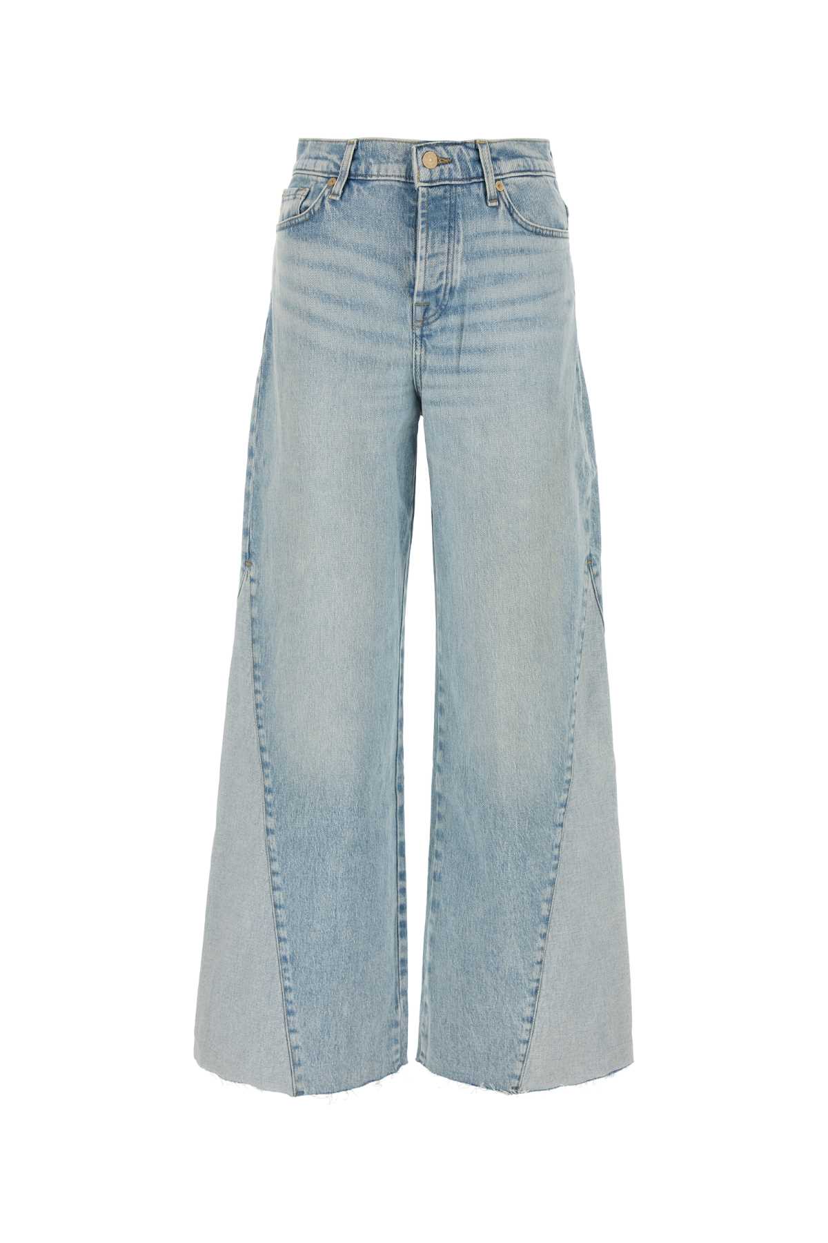 Shop 7 For All Mankind Stretch Denim Zoey Jeans In Lightblue