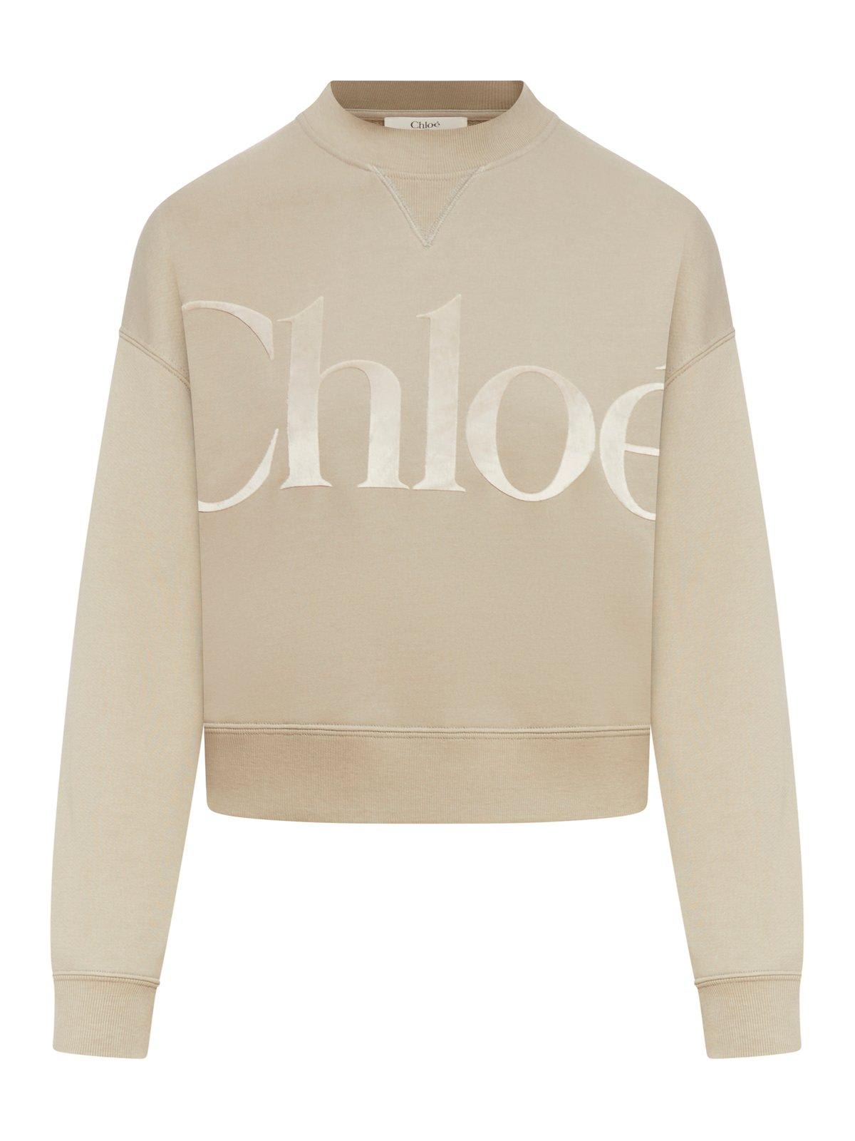 Chloé Logo Detailed Crewneck Sweatshirt