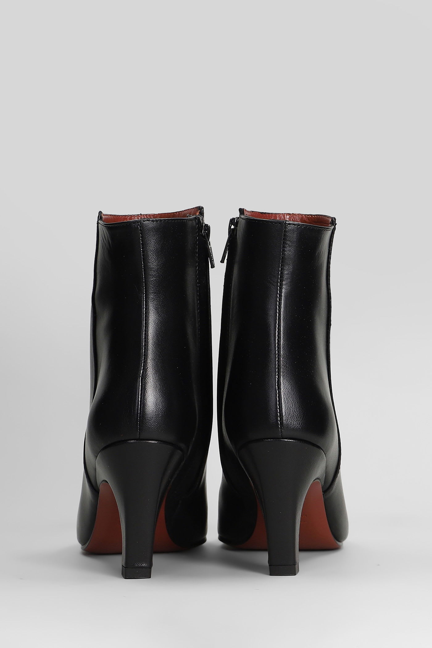 Roberto Festa 75mm Yanira Pointed-toe Heeled Ankle Boots In Black
