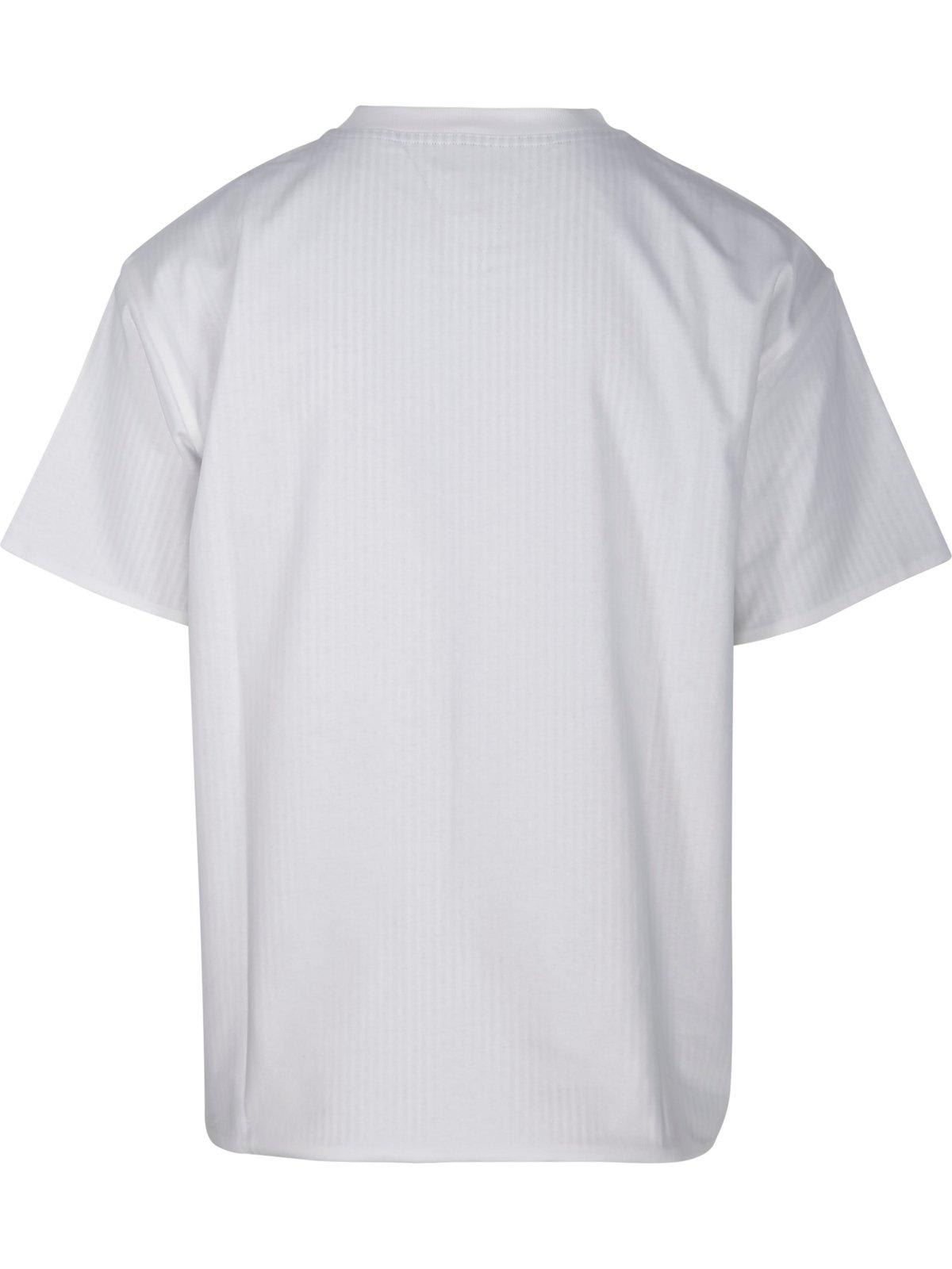 Shop Bottega Veneta Double Layer Striped Crewneck T-shirt In White