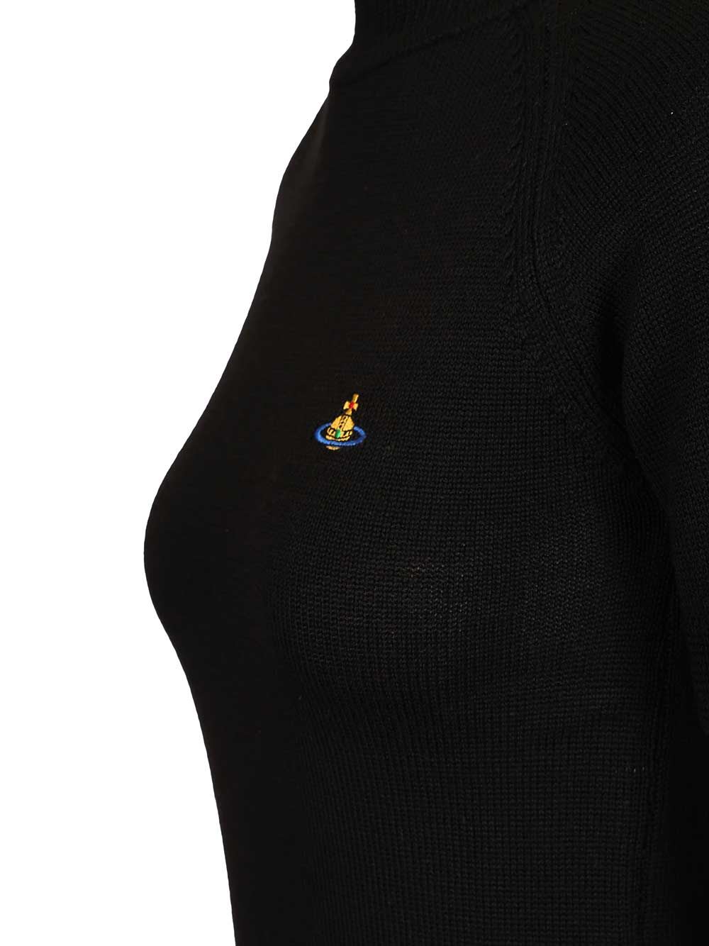 Vivienne Westwood Bea Wool Top In Black