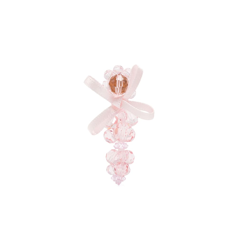 Simone Rocha Crystal-decorated Earrings In Pink