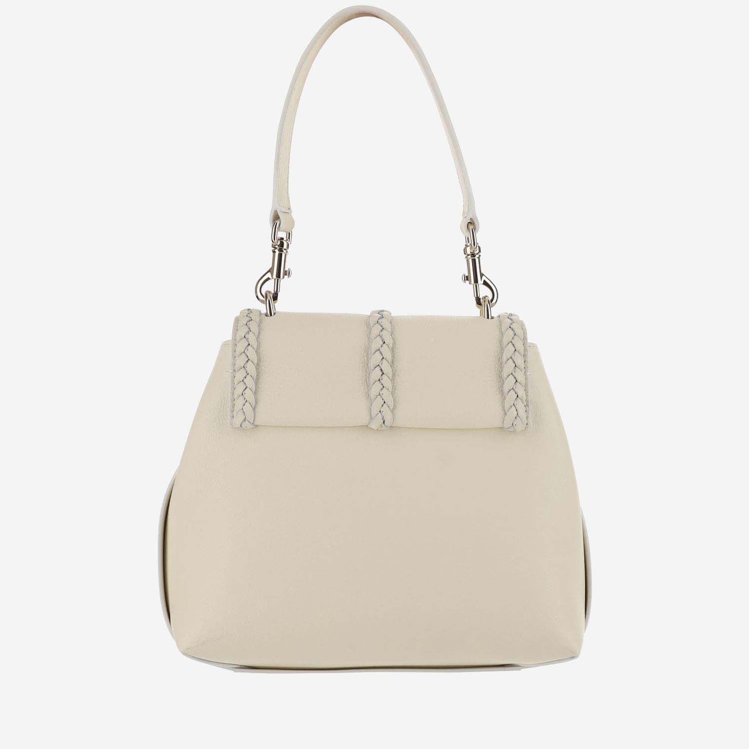 Shop Chloé Small Penelope Shoulder Bag In White