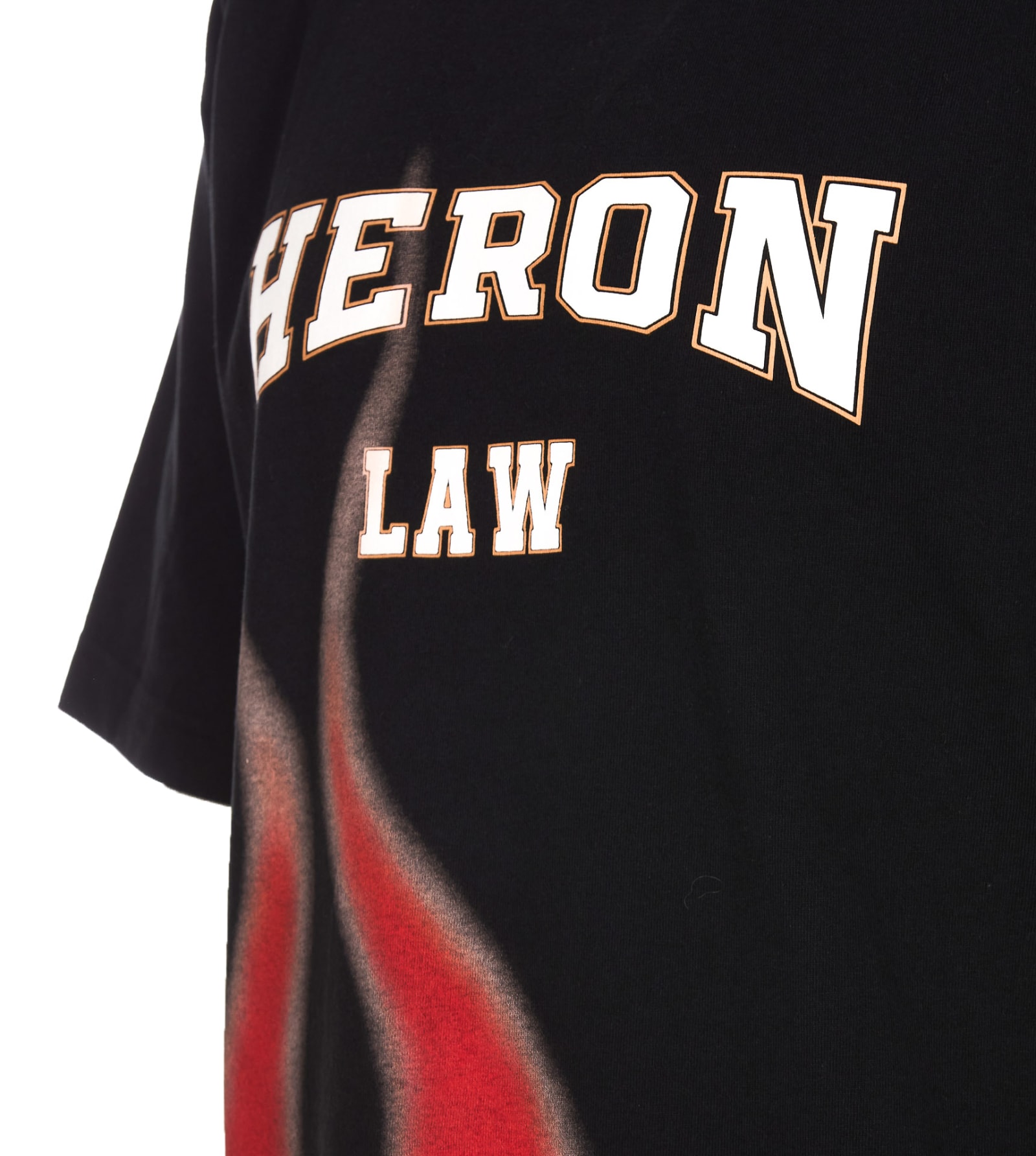 Shop Heron Preston Heron Law Flames T-shirt