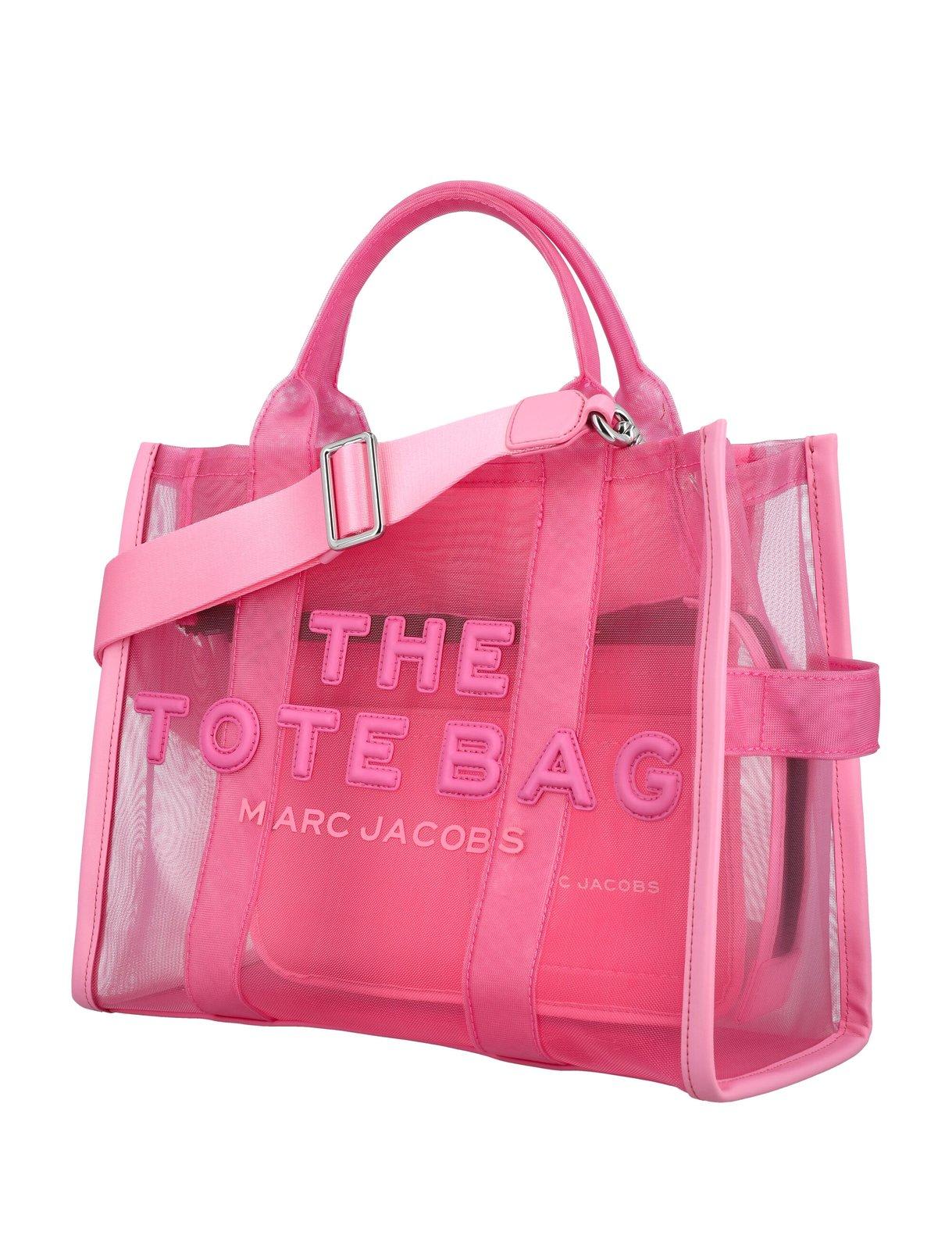 Shop Marc Jacobs The Mesh Medium Tote Bag In Rosa