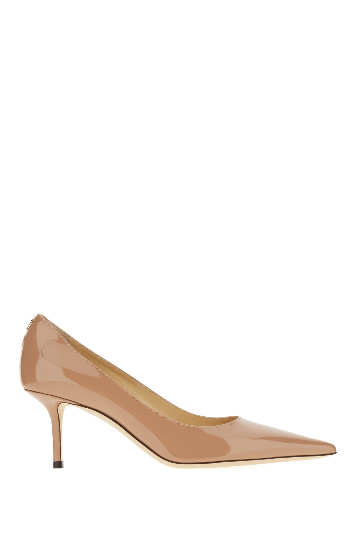 Shop Jimmy Choo Biscuit Leather Love 65 Pumps In Balletpink