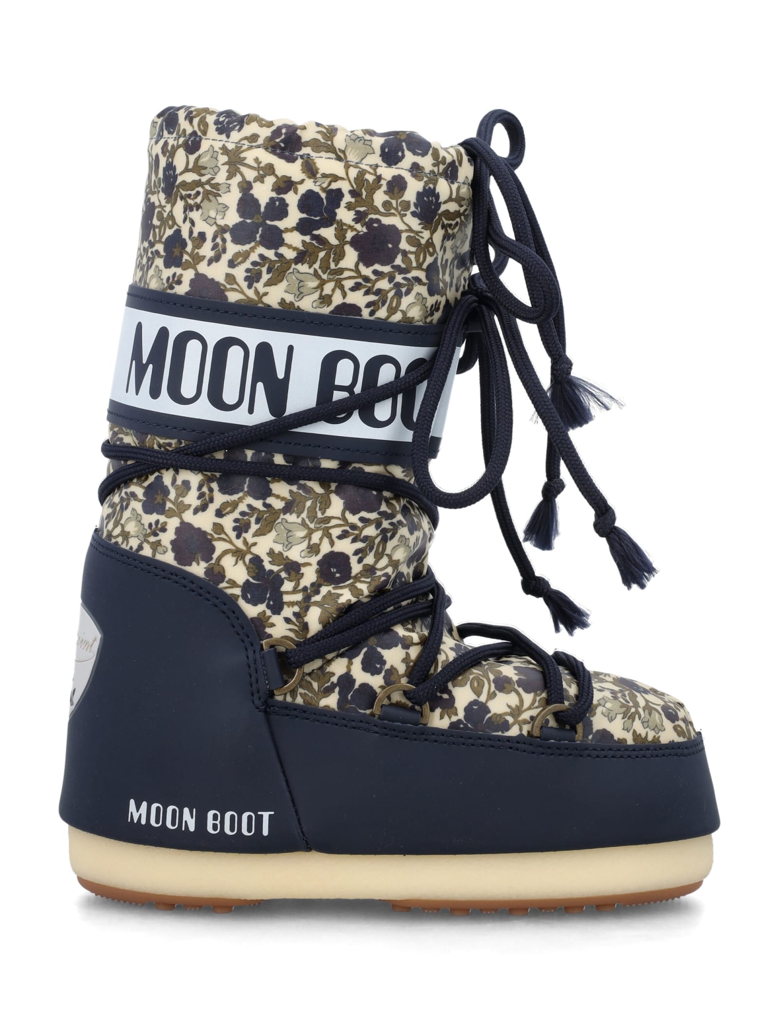 Shop Bonpoint Moon Boot Icon High Boots In Beige