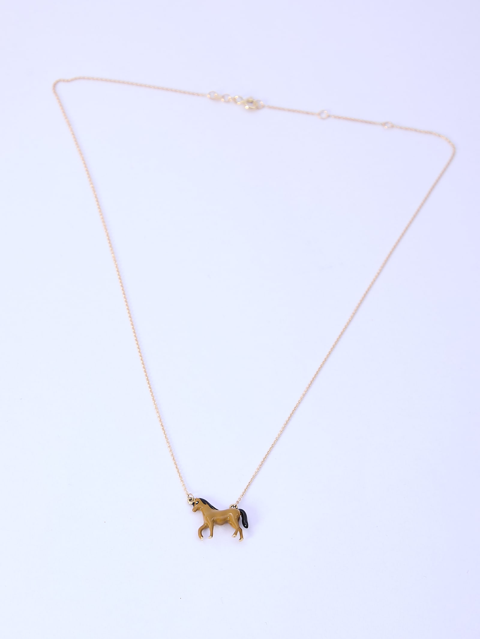 Shop Aliita Caballo Necklace In Brown