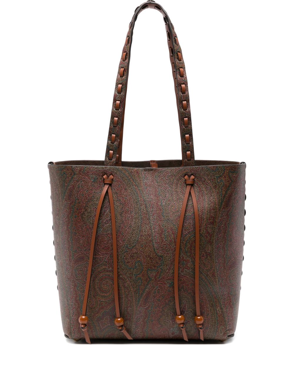 Etro Tote Bag In Brown