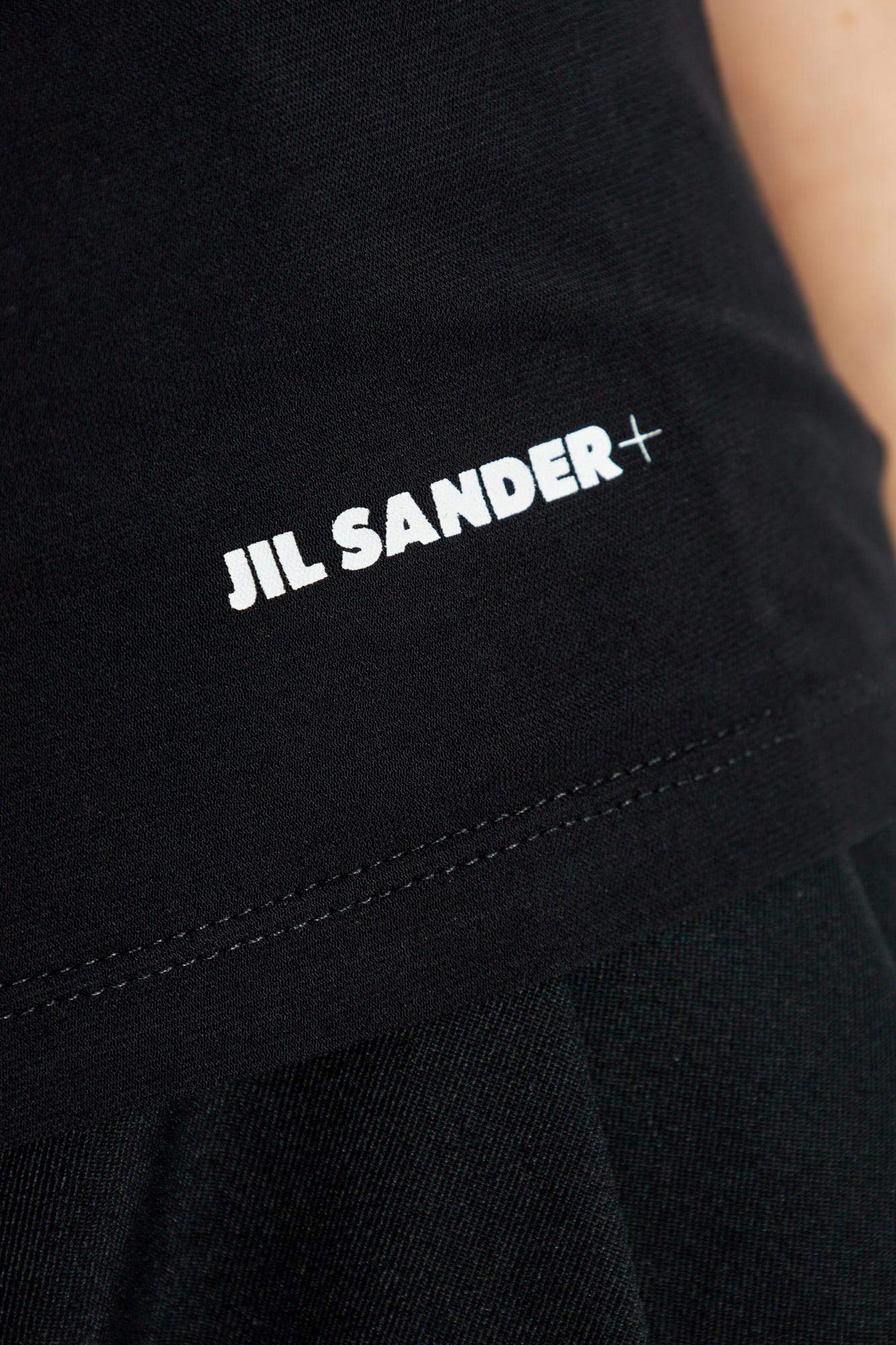 Jil Sander Logo Cotton Jersey T-shirt