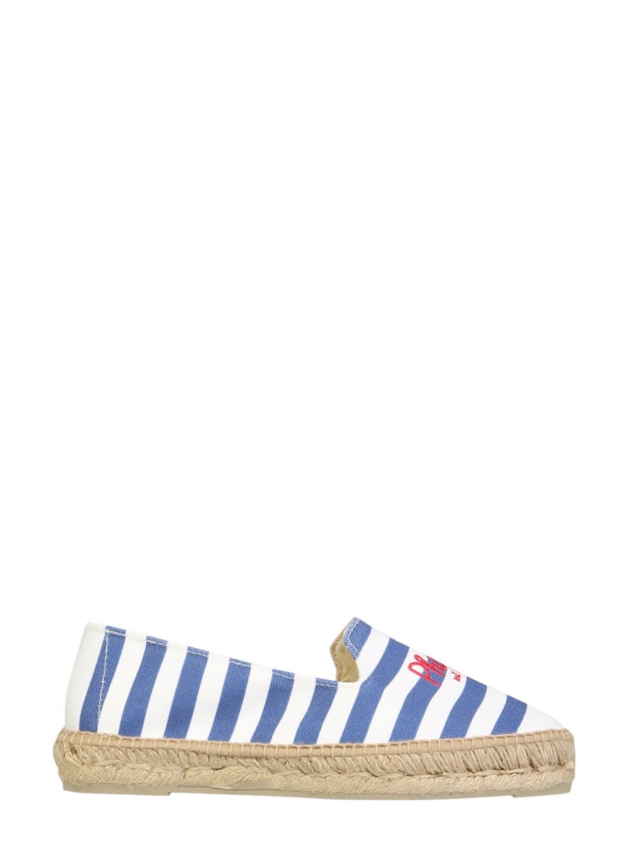 Espadrilles With Embroidered Logo