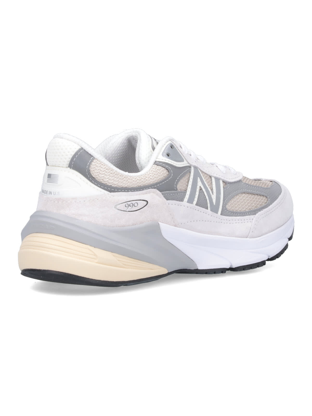 Shop New Balance 990v6 Sneakers In White